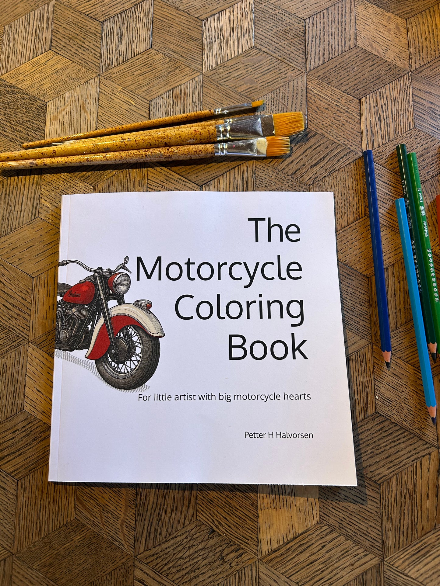The Motorcycle Coloring Book